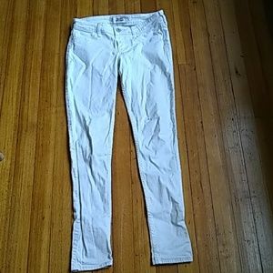 Hollister super skinny white jeans size 3R